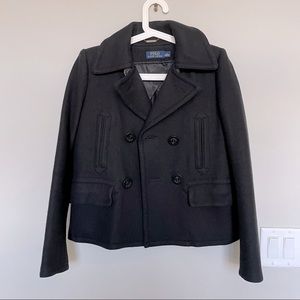 POLO Ralph Lauren Wool Crop Peacoat